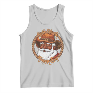 Black Santa Christmas Tank Top Big Nick Energy TS14 Ash Print Your Wear