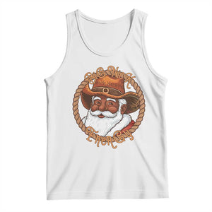 Black Santa Christmas Tank Top Big Nick Energy TS14 White Print Your Wear