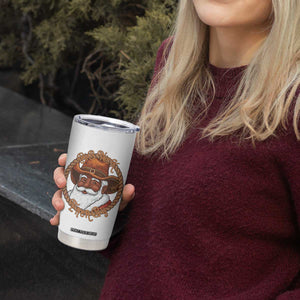 Black Santa Christmas Tumbler Cup Big Nick Energy TS14 Print Your Wear