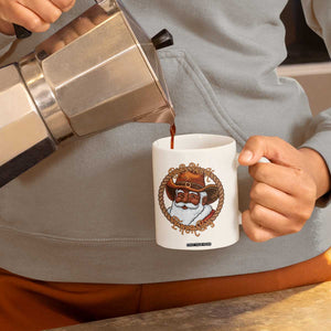 Black Santa Christmas Coffee Mug Big Nick Energy TS14 Print Your Wear