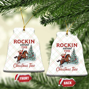 Cowboy Santa Western Christmas Ceramic Ornament Rockin Around The Xmas Tree TS14 Print Your Wear