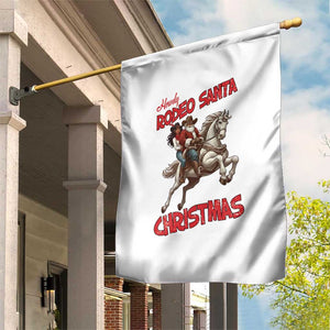 Black Cowboy Santa Christmas Garden Flag African American Western - Print Your Wear
