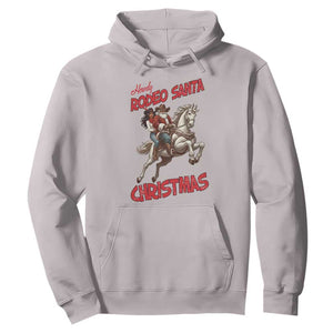 Black Cowboy Santa Christmas Hoodie African American Western TS14 Ice Gray Print Your Wear