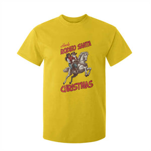 Black Cowboy Santa Christmas T Shirt For Kid African American Western - Print Your Wear