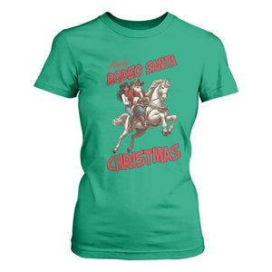 Black Cowboy Santa Christmas T Shirt For Women African American Western - Print Your Wear