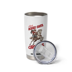 Black Cowboy Santa Christmas Tumbler Cup African American Western - Print Your Wear