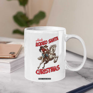 Black Cowboy Santa Christmas Coffee Mug African American Western - Print Your Wear