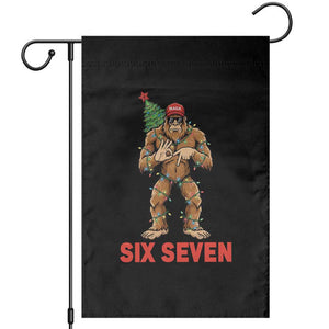 67 Six Seven Garden Flag Funny Bigfoot Trump Support Christmas TS14 Black Print Your Wear