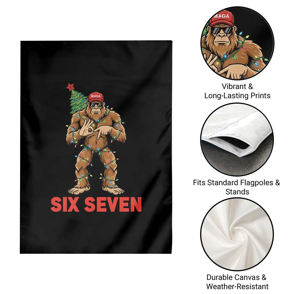 67 Six Seven Garden Flag Funny Bigfoot Trump Support Christmas TS14 Print Your Wear