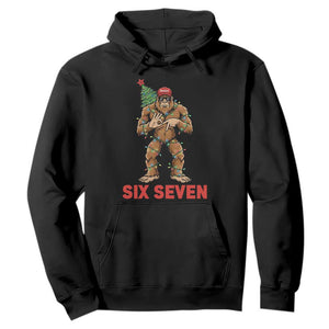 67 Six Seven Hoodie Funny Bigfoot Trump Support Christmas TS14 Black Print Your Wear