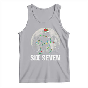 67 Six Seven Tank Top Funny Bigfoot Christmas Sasquatch Moon TS14 Athletic Heather Print Your Wear