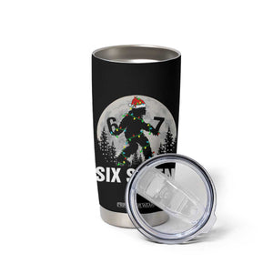 67 Six Seven Tumbler Cup Funny Bigfoot Christmas Sasquatch Moon TS14 Print Your Wear