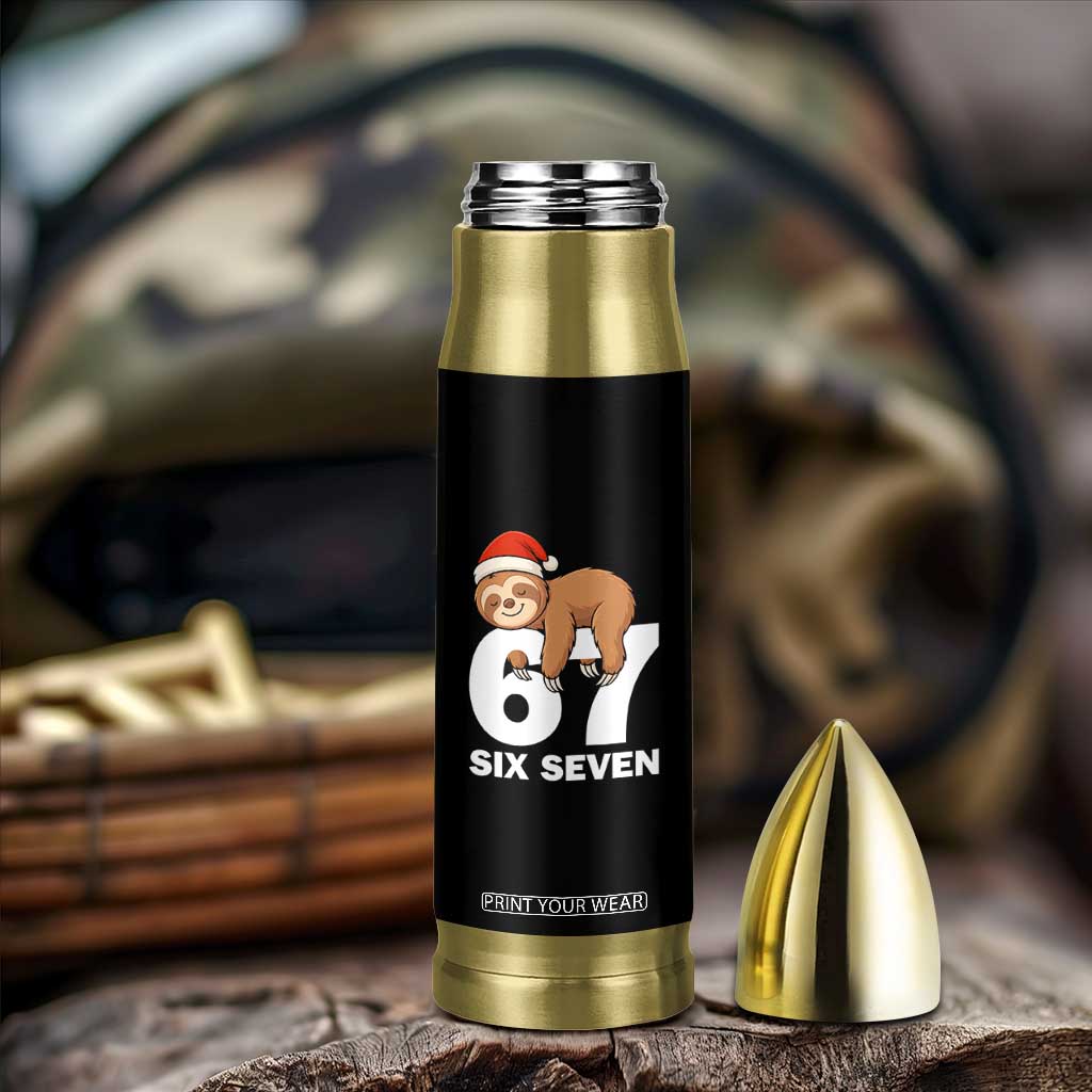 67 Six Seven Bullet Tumbler Funny Sloth Christmas TS14 Print Your Wear
