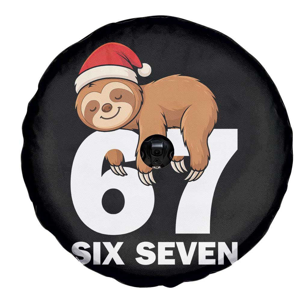 67 Six Seven Spare Tire Cover Funny Sloth Christmas TS14 Print Your Wear