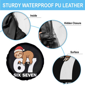 67 Six Seven Spare Tire Cover Funny Sloth Christmas TS14 Print Your Wear