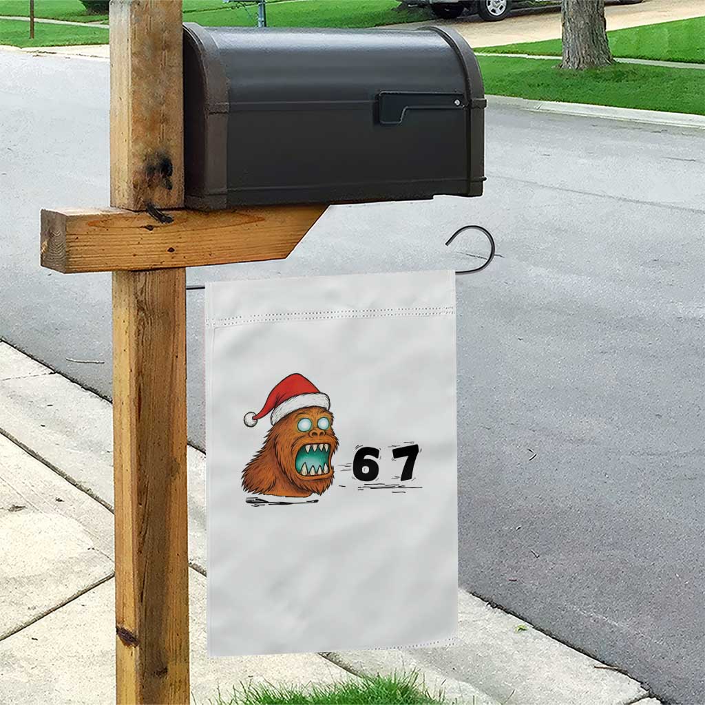 67 Six Seven Garden Flag Funny Bigfoot Christmas TS14 Print Your Wear
