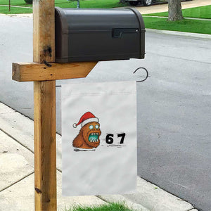 67 Six Seven Garden Flag Funny Bigfoot Christmas TS14 Print Your Wear