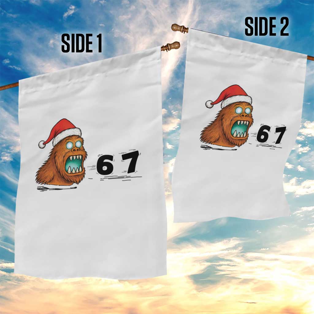 67 Six Seven Garden Flag Funny Bigfoot Christmas TS14 Print Your Wear