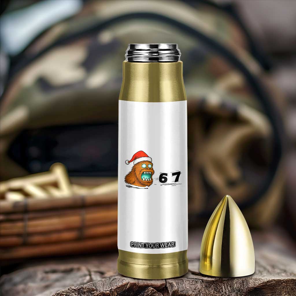 67 Six Seven Bullet Tumbler Funny Bigfoot Christmas TS14 Print Your Wear