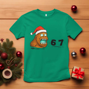 67 Six Seven T Shirt Funny Bigfoot Christmas TS14 Irish Green Print Your Wear