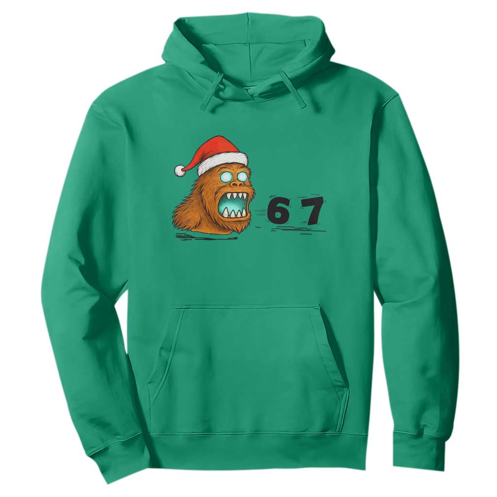 67 Six Seven Hoodie Funny Bigfoot Christmas TS14 Irish Green Print Your Wear