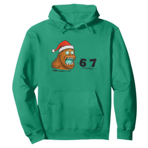 67 Six Seven Hoodie Funny Bigfoot Christmas TS14 Irish Green Print Your Wear