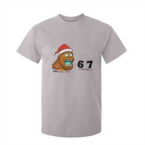 67 Six Seven T Shirt For Kid Funny Bigfoot Christmas TS14 Ice Gray Print Your Wear