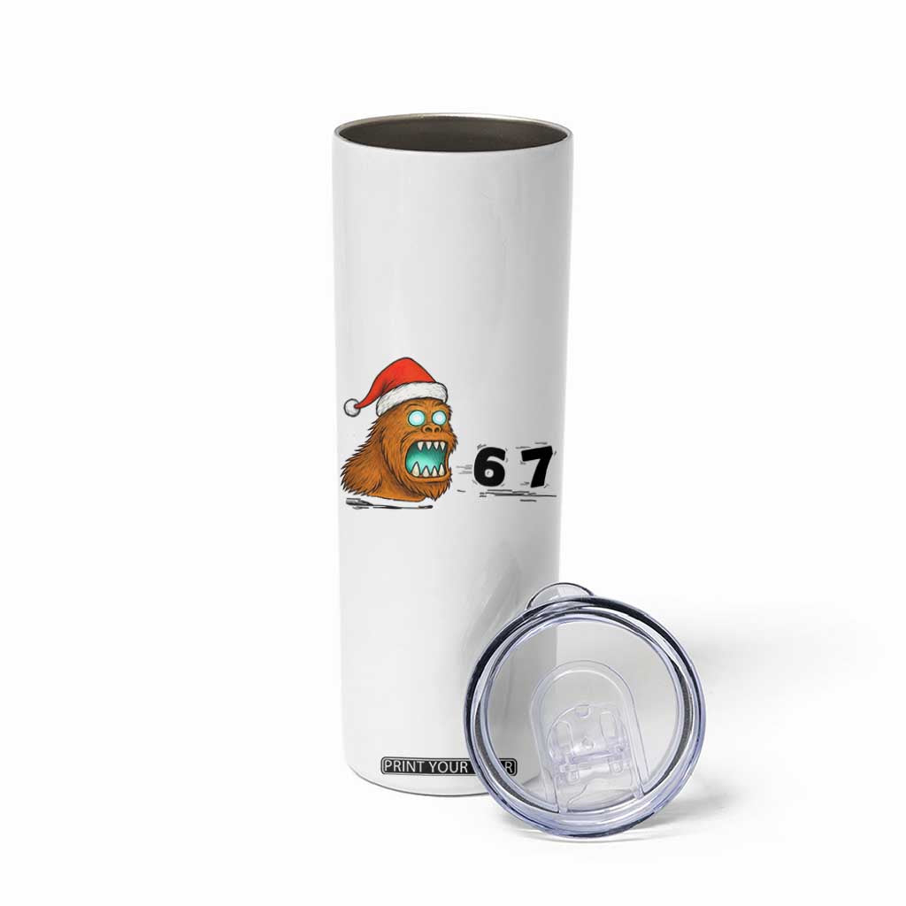 67 Six Seven Skinny Tumbler Funny Bigfoot Christmas TS14 Print Your Wear