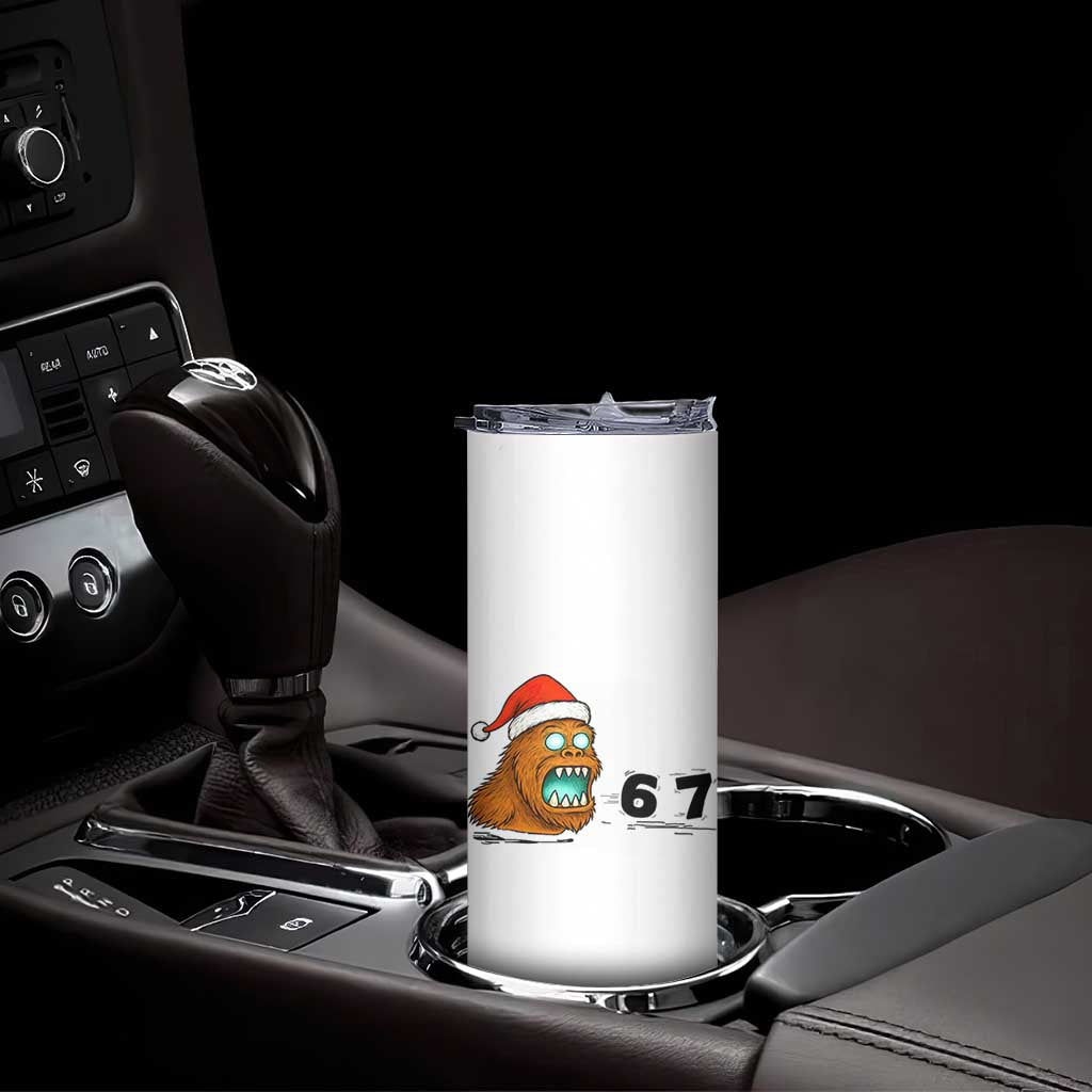 67 Six Seven Skinny Tumbler Funny Bigfoot Christmas TS14 Print Your Wear