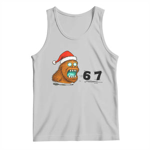 67 Six Seven Tank Top Funny Bigfoot Christmas TS14 Ash Print Your Wear