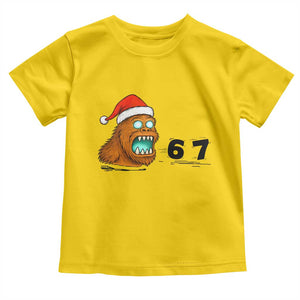 67 Six Seven Toddler T Shirt Funny Bigfoot Christmas TS14 Daisy Print Your Wear