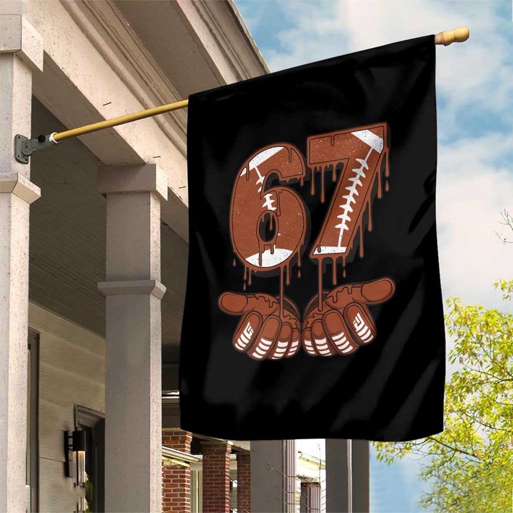 67 Six Seven Garden Flag Funny Football Meme TS14 Print Your Wear