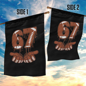 67 Six Seven Garden Flag Funny Football Meme TS14 Print Your Wear