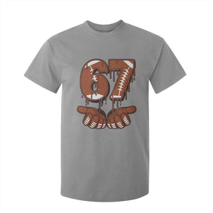 67 Six Seven T Shirt For Kid Funny Football Meme TS14 Sport Gray Print Your Wear