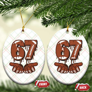 67 Six Seven Ceramic Ornament Funny Football Meme TS14 Print Your Wear