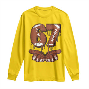 67 Six Seven Long Sleeve Shirt Funny Football Meme TS14 Daisy Print Your Wear