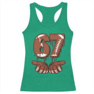 67 Six Seven Racerback Tank Top Funny Football Meme TS14 Irish Green Print Your Wear