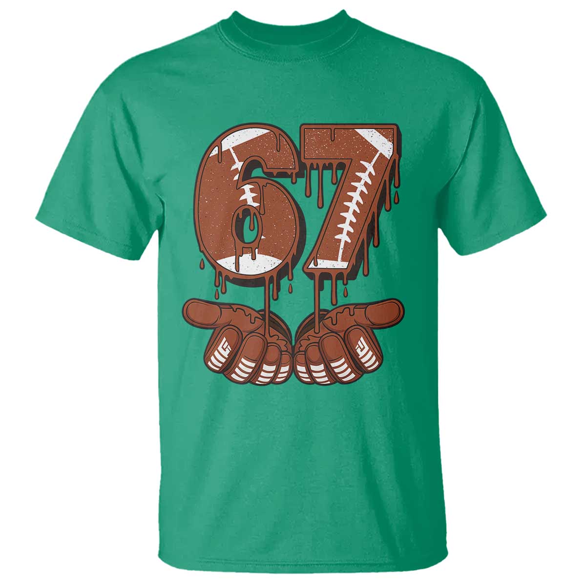 67 Six Seven T Shirt Funny Football Meme TS14 Irish Green Print Your Wear