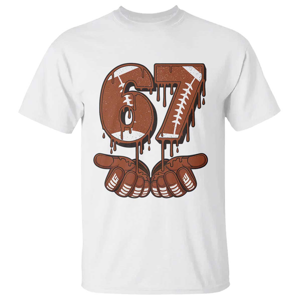 67 Six Seven T Shirt Funny Football Meme TS14 White Print Your Wear