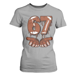 67 Six Seven T Shirt For Women Funny Football Meme TS14 Sport Gray Print Your Wear