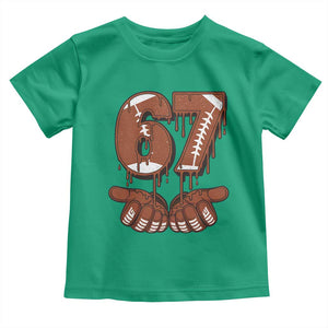 67 Six Seven Toddler T Shirt Funny Football Meme TS14 Irish Green Print Your Wear