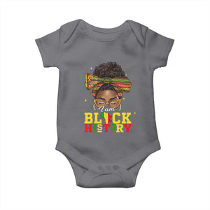Black History Month Baby Onesie Messy Pun Afro African American TS14 Charcoal Print Your Wear