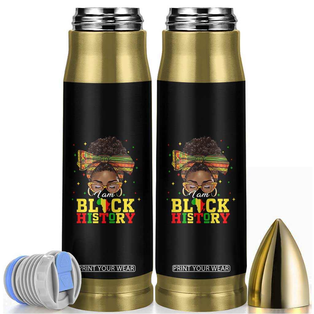 Black History Month Bullet Tumbler Messy Pun Afro African American TS14 Black Print Your Wear