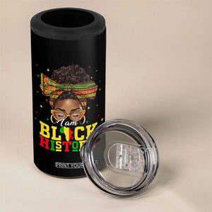 Black History Month 4 in 1 Can Cooler Tumbler Messy Pun Afro African American TS14 Print Your Wear