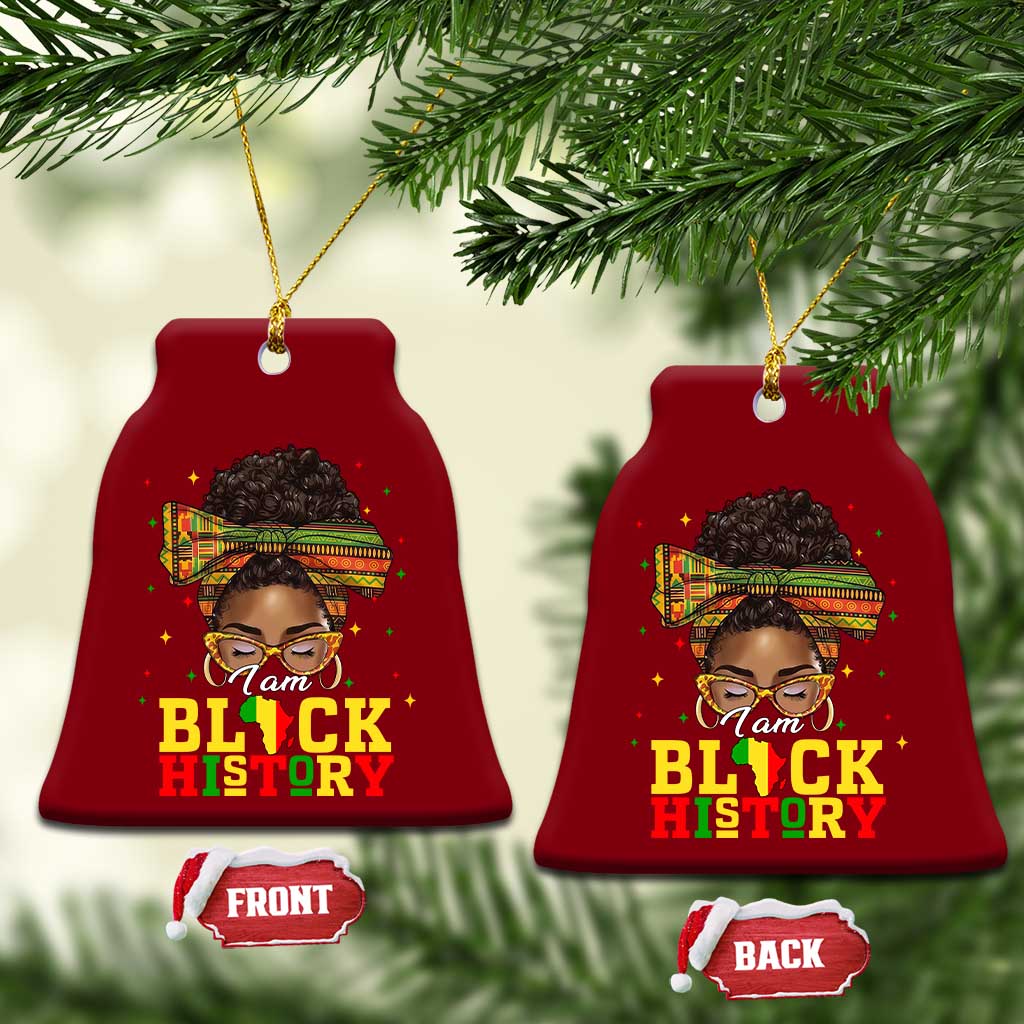 Black History Month Ceramic Ornament Messy Pun Afro African American TS14 Print Your Wear