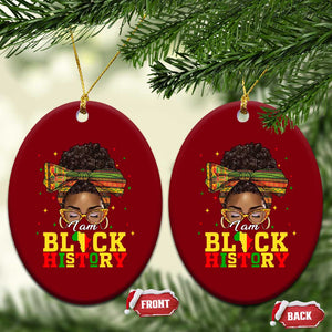 Black History Month Ceramic Ornament Messy Pun Afro African American TS14 Print Your Wear