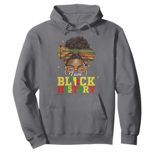 Black History Month Hoodie Messy Pun Afro African American TS14 Charcoal Print Your Wear