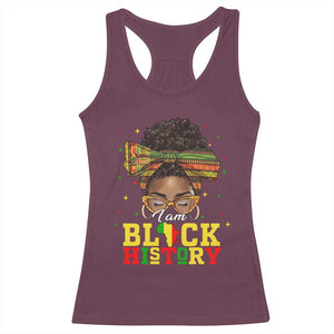 Black History Month Racerback Tank Top Messy Pun Afro African American TS14 Maroon Print Your Wear