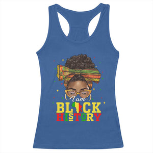Black History Month Racerback Tank Top Messy Pun Afro African American TS14 Royal Blue Print Your Wear