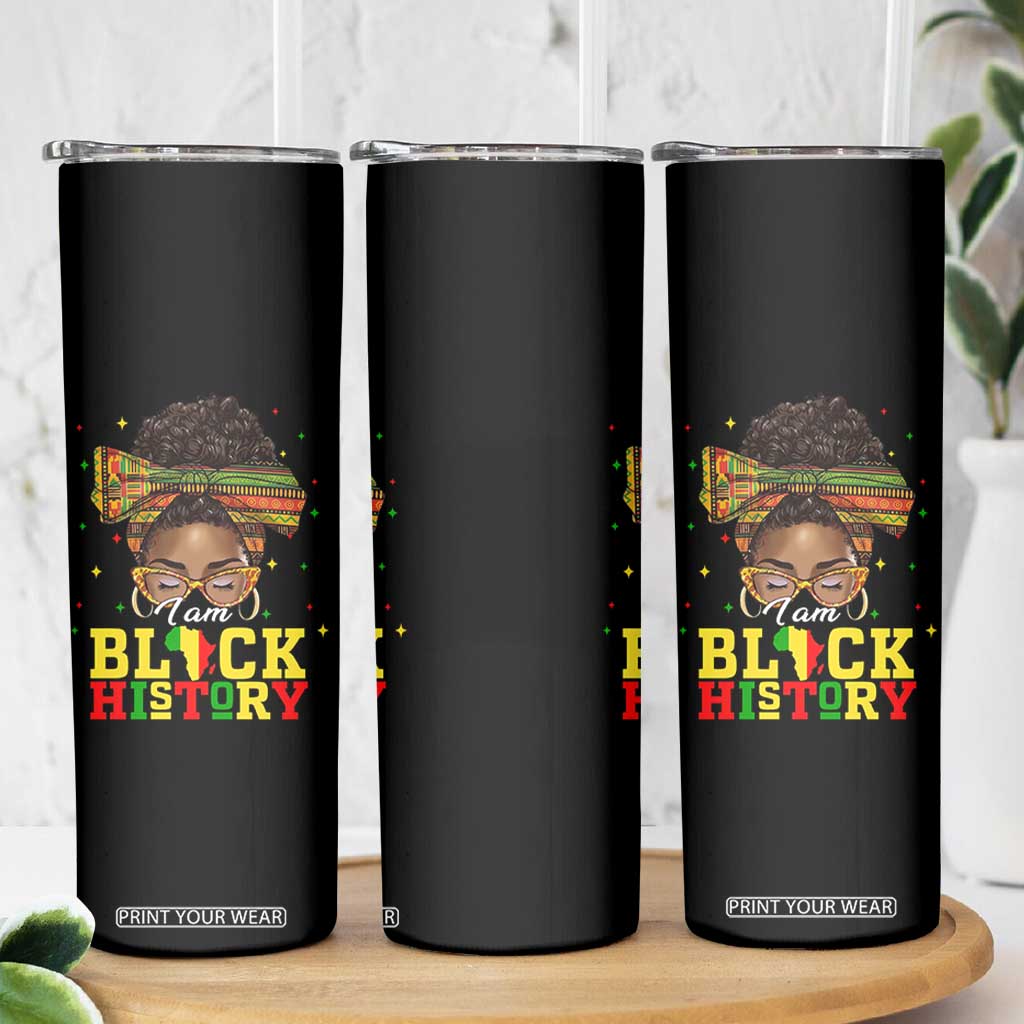 Black History Month Skinny Tumbler Messy Pun Afro African American TS14 Print Your Wear